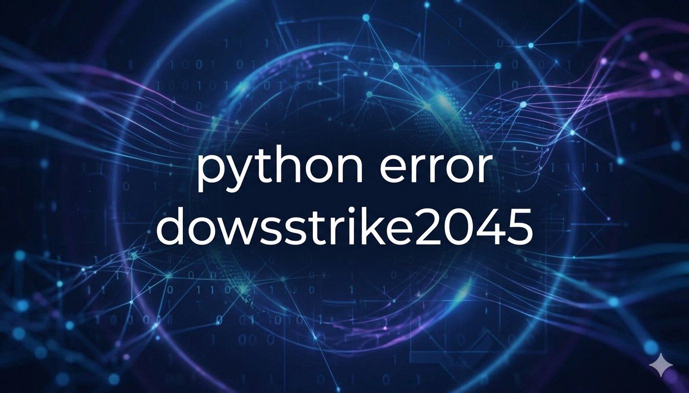 python error dowsstrike2045